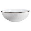 Raynaud Italian Renaissance White with platinum rim salad bowl