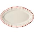 Gien Filets Corail Platte oval