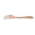 Christofle L'âme de Feu dinner fork, stainless steel, colour copper
