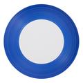 J.L Coquet Hémisphère Marine Blue flat round platter, medium
