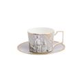 Wedgwood Renaissance Grey Accents Teetasse mit Unterteller