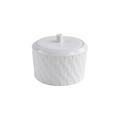 Bernardaud Twist White sugar bowl