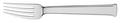 Ercuis Sequoia dinner fork, silverplated