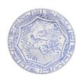 Gien Oiseau Bleu dinner plates, set of 4
