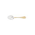 Christofle Jardin d'Eden coffee spoon, silverplated & partially gilded