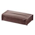 Riviere Kleenex-Hülle Milano rechteckig, chocolat