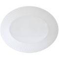 Bernardaud Twist Weiß Platte oval, groß