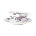 Bernardaud Albertine Prune breakfast cup and saucer