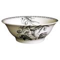 Gien Tulipes Noires salad bowl