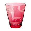 Theresienthal Kilimandjaro tumbler fuchsia, pattern zebra