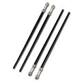 L'Objet Han chopsticks, set of 2 pairs, platinum