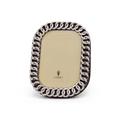 L'Objet Cuban picture frame, platinum, picture size 10 x 15 cm (4'' x 6'')