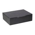 Giobagnara Box Luna rechteckig, klein, schwarz