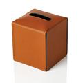 Giobagnara Suite tissue box cover, square, tobacco