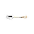 Christofle Marly dessert spoon, silverplated with gold accents