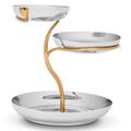 L'Objet Deco Leaves three tier cake stand, large