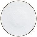 Raynaud Italian Renaissance White with platinum rim presentation plate, entirely decorated