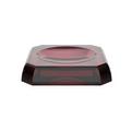 Decor Walther Crystal soap dish, burgundy