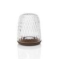 Saint-Louis Folia votive, dark ash wood, small