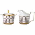 Wedgwood Renaissance Red milk & sugar set