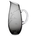 Theresienthal Planet Earth pitcher, smoke grey, engraving ants