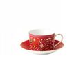 Wedgwood Wonderlust Crimson Jewel tea cup and saucer