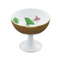 Raynaud Trésor Fleuri ice cream cup, asarum