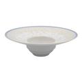 Jaune de Chrome Song Perle deep plate with rim, large