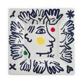 Gien L'Archipel Sentimental Mains deep square bowl