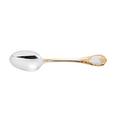 Christofle Marly dinner spoon, silverplated with gold accents