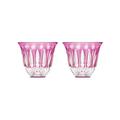 Saint-Louis Tommy flared tumblers, set of 2, amethyst