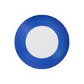 J.L Coquet Hémisphère Marine Blue flat round platter, small