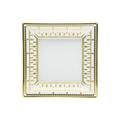 Haviland Tiara Weiß/Gold Vide-Poche, mittelgroß