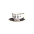 Wedgwood Renaissance Gold single espresso cup and saucer