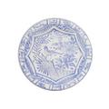 Gien Oiseau Bleu dessert plates, set of 4