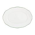 Raynaud Touraine Filet Vert oval platter, small