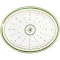 Haviland Vieux Paris Vert Platte oval, groß