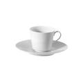 KPM Urania espresso cup and saucer, white