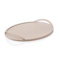 Giobagnara Form oval tray, 33 x 23 cm, stone