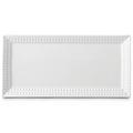 L'Objet Perlée White rectangular platter