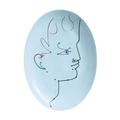Raynaud Jean Cocteau oval platter, small, Antinoüs