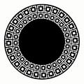 Artel Mod crystal glass dinner plate, black