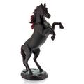 Daum Skulptur Cheval Fougueux, schwarz