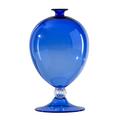 Venini Vase Veronese, saphirblau