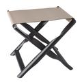 GioBagnara Elica luggage rack, dark brown (wengé) wooden frame with mud leather