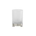 Cristal et Bronze Zahnputzbecher Satin, Chrom