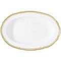 Raynaud Polka Gold oval platter