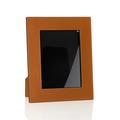 Giobagnara Pietro leather frame, tobacco, photo size 13 x 18 cm (5'' x 7'')