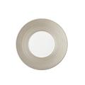 J.L Coquet Hémisphère Grey Metallic bread & butter plate