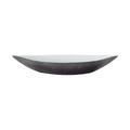 Raynaud Minéral Irisé Dark Grey spindle bowl, L
